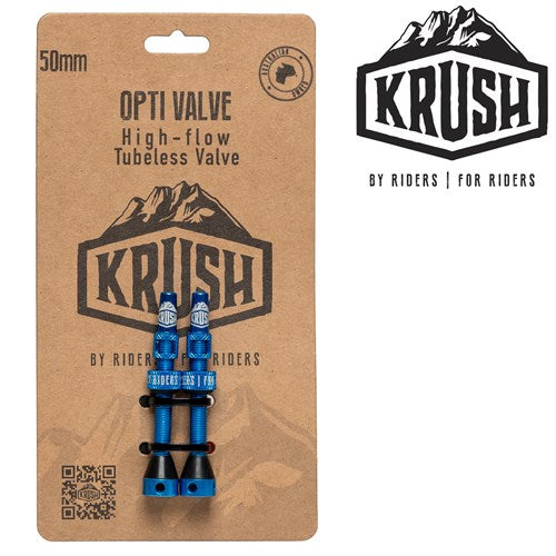 Krush Tubeless Opti-valve [sz:50mm Col:blue]
