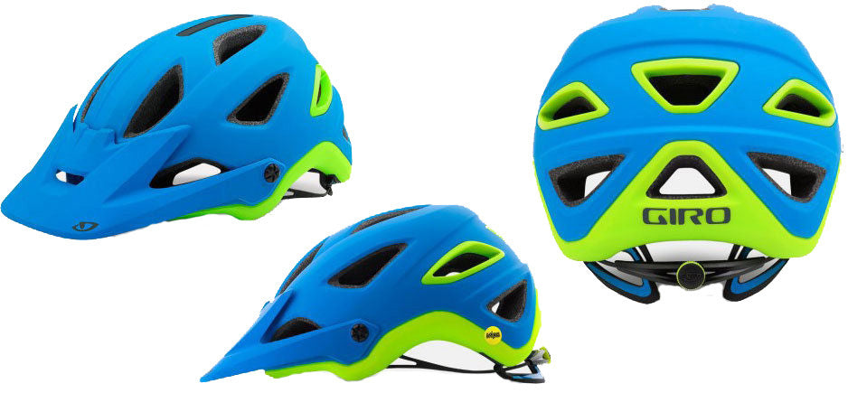 Giro Montaro Mips Helmet Blue/lime Large 59-63cm
