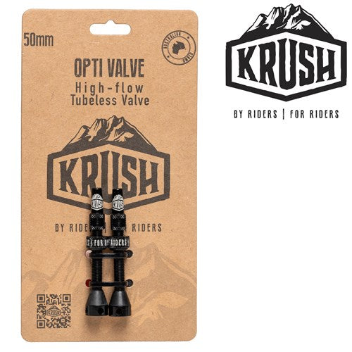 Krush Tubeless Opti-valve [sz:50mm Col:black]