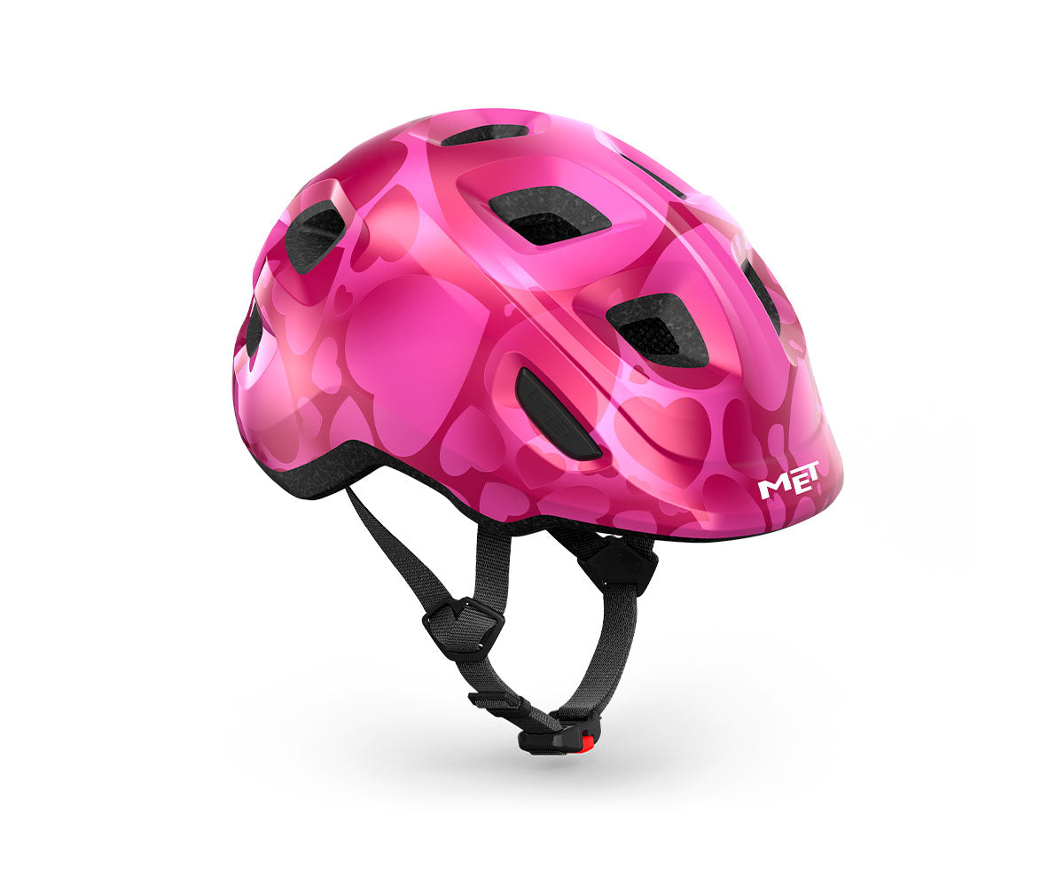 Met Hooray Kids Helmet [sz:xs Col:pink Hearts]