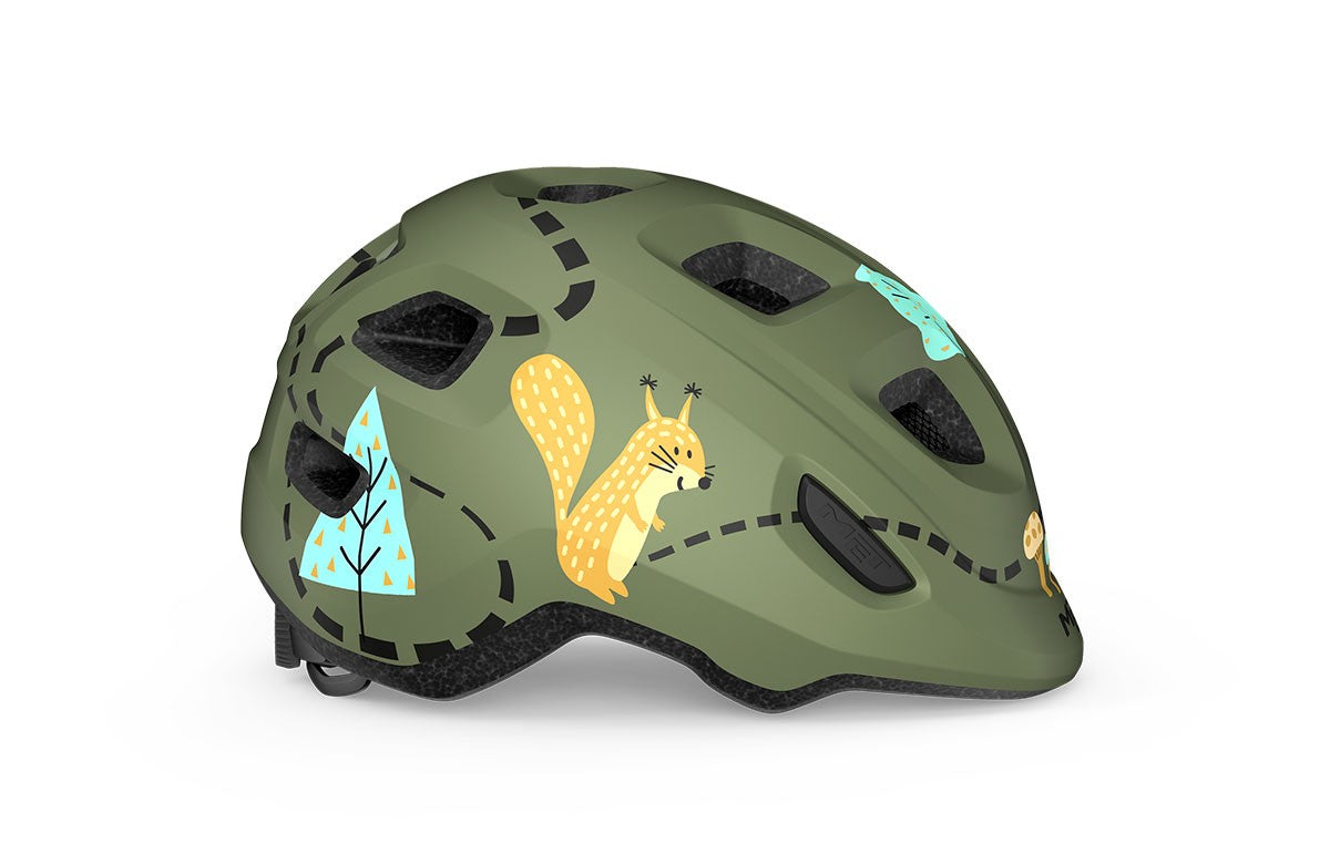 Met Hooray Kids Helmet [sz:sm Col:green Forest]