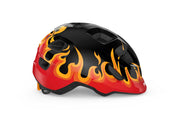 Met Hooray Kids Helmet [sz:sm Col:black Flames]