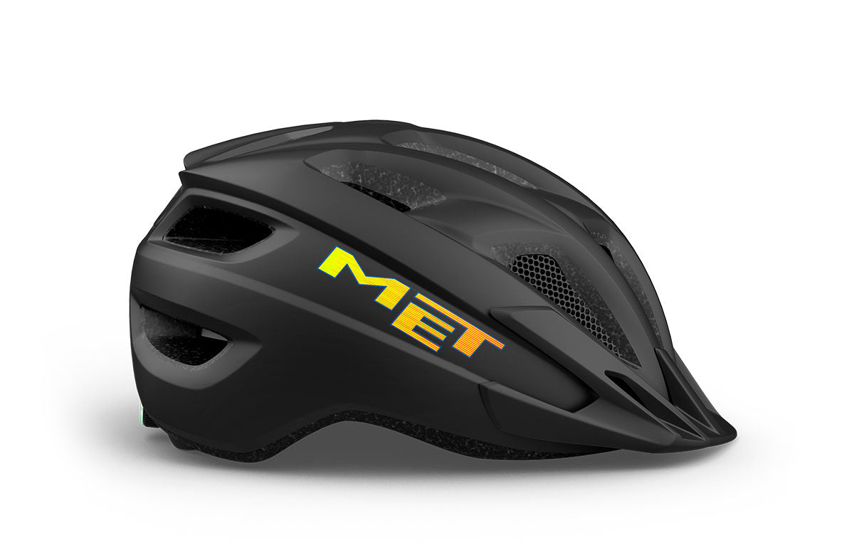 Met Crackerjack Kids Helmet Black 52-57cm [sz:yth Md Col:black]