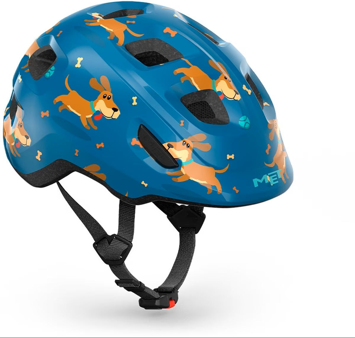 Met Hooray Kids Helmet [sz:sm Col:blue Dogs]