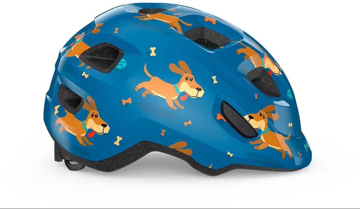 Met Hooray Kids Helmet [sz:sm Col:blue Dogs]