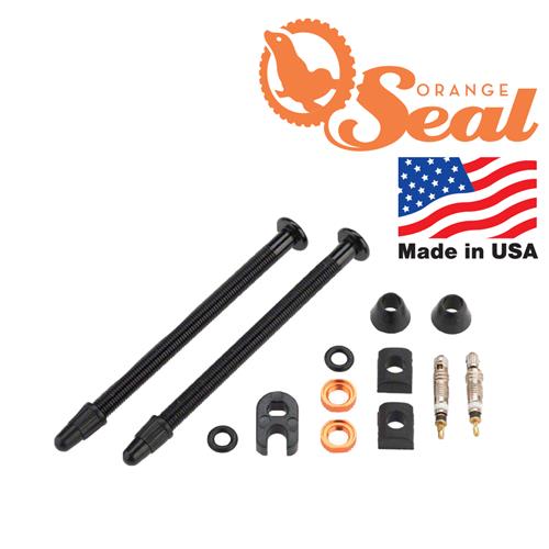 Orange Seal Versa Tubeless Valve Stem Kit Black [sz:80mm]