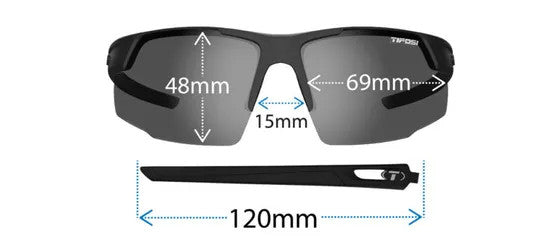 Tifosi Centus Sunglasses Gloss Black