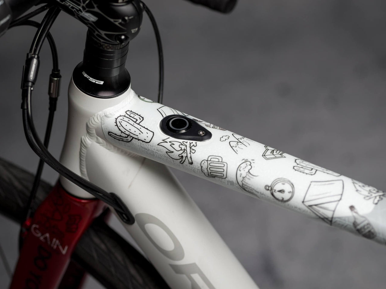 Dyedbro Frame Protection Wrap [col:andes Pacifico Black]