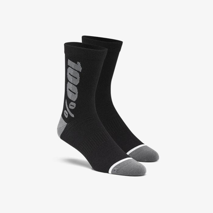 100% Merino Wool Socks Black/grey