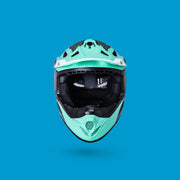 Kali Zoka Youth Ff Helmet [sz:ym Col:dash Mat Seafoam/grey]