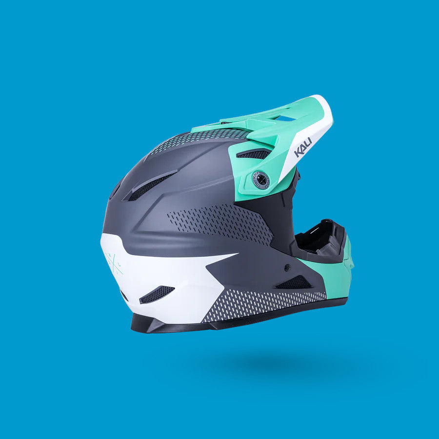 Kali Zoka Youth Ff Helmet [sz:ym Col:dash Mat Seafoam/grey]
