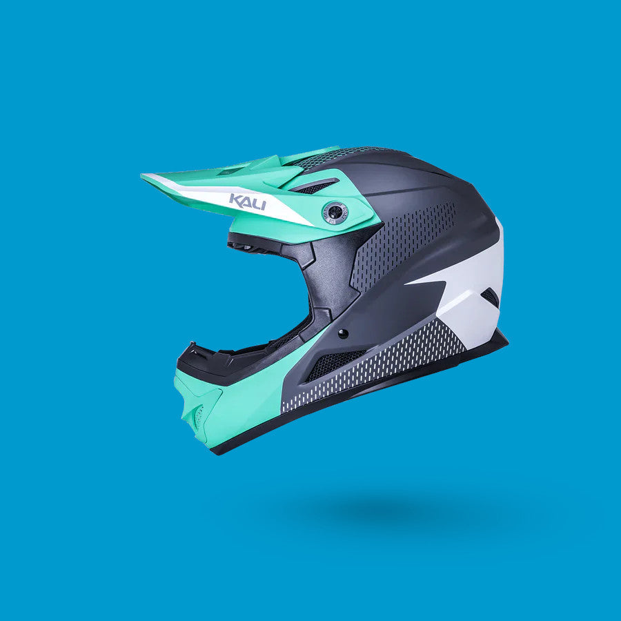 Kali Zoka Youth Ff Helmet [sz:yl Col:dash Mat Seafoam/grey]