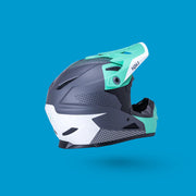 Kali Zoka Youth Ff Helmet [sz:yl Col:dash Mat Seafoam/grey]