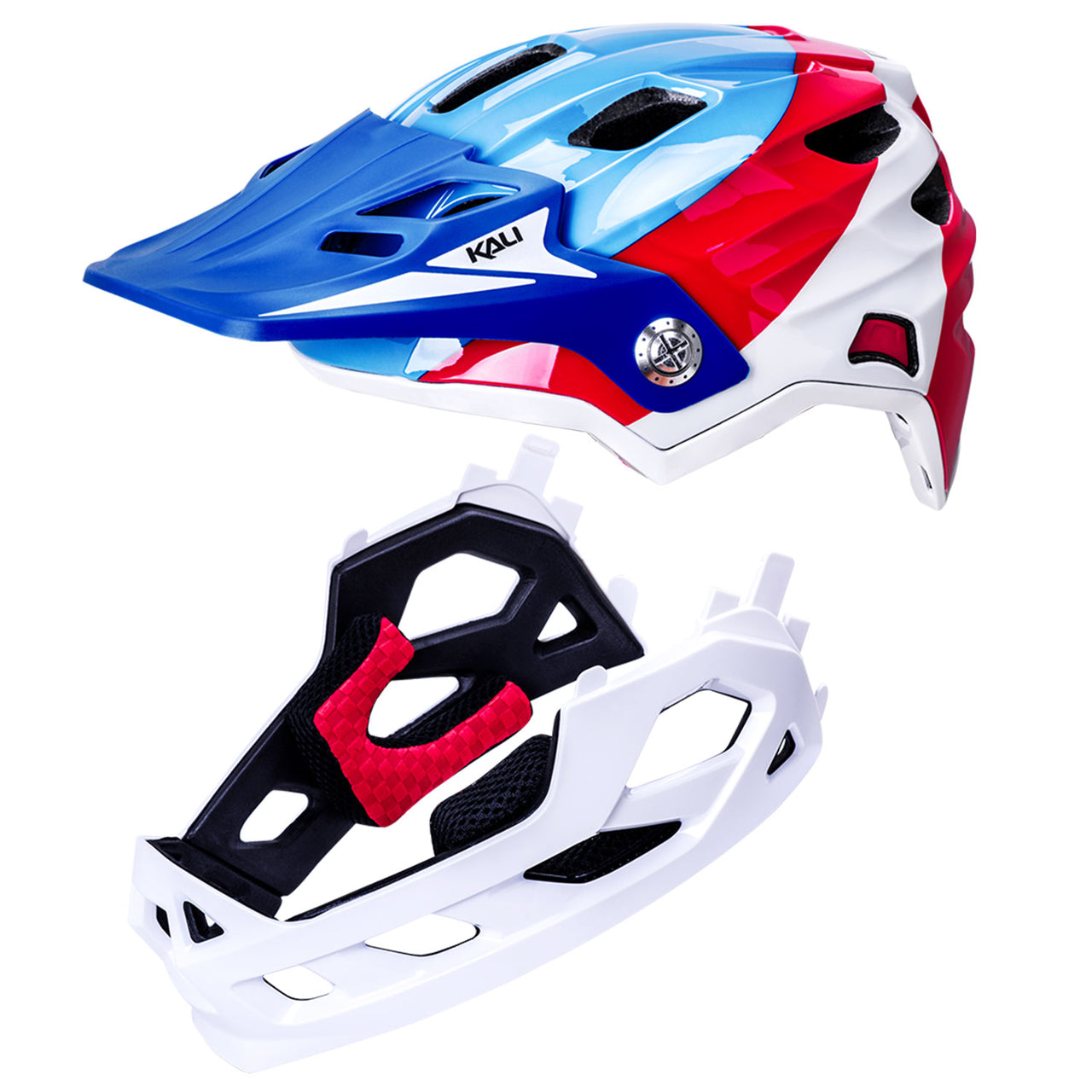Kali Child Maya Full Face Helmet [sz:child Sm Col:sprint Firecracker]