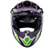 Kali Youth Zoka Fullface Helmet [sz:yth Md Col:stripe Crawler]