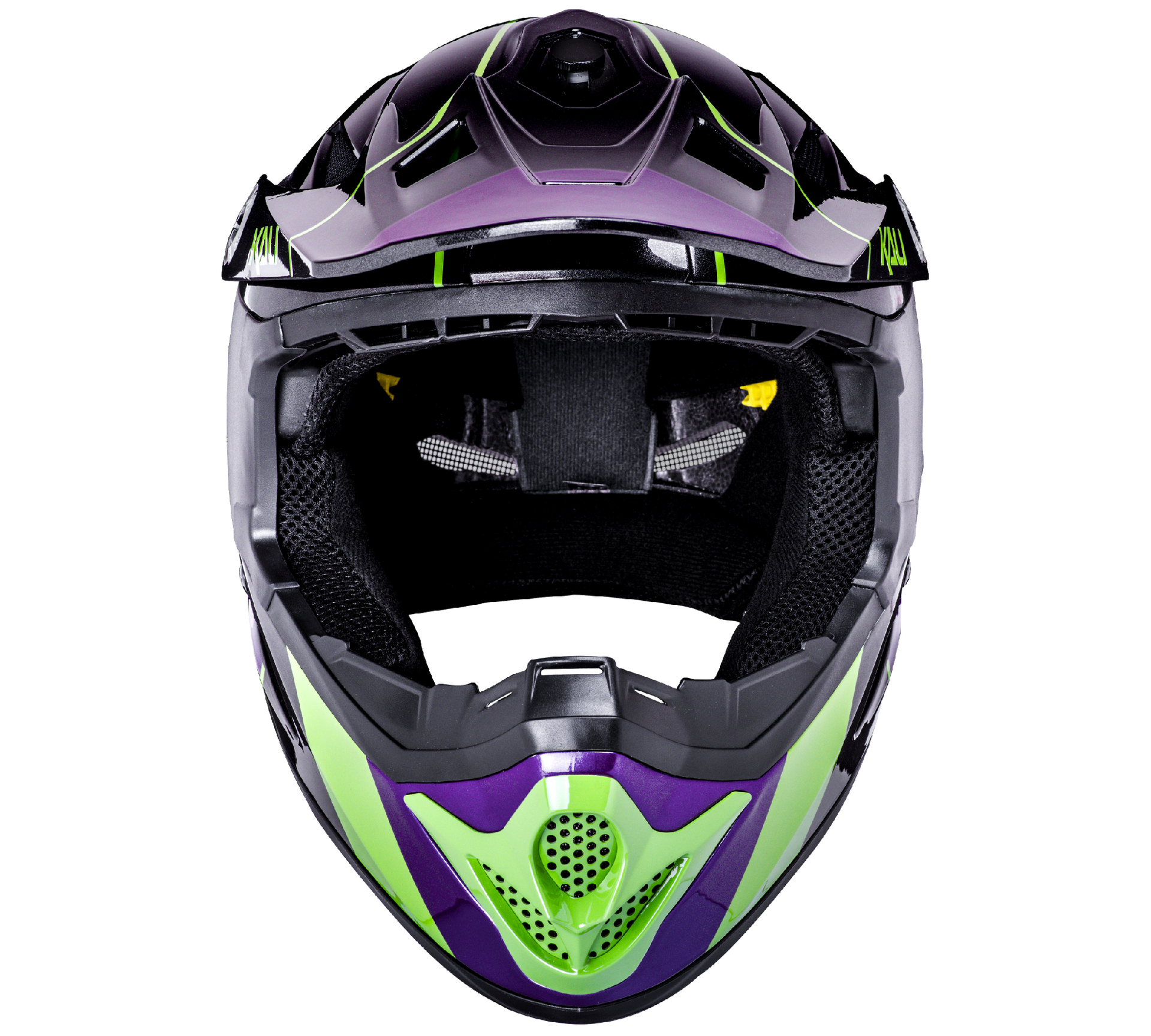 Kali Youth Zoka Fullface Helmet [sz:yth Md Col:stripe Crawler]
