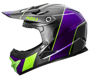 Kali Youth Zoka Fullface Helmet [sz:yth Md Col:stripe Crawler]