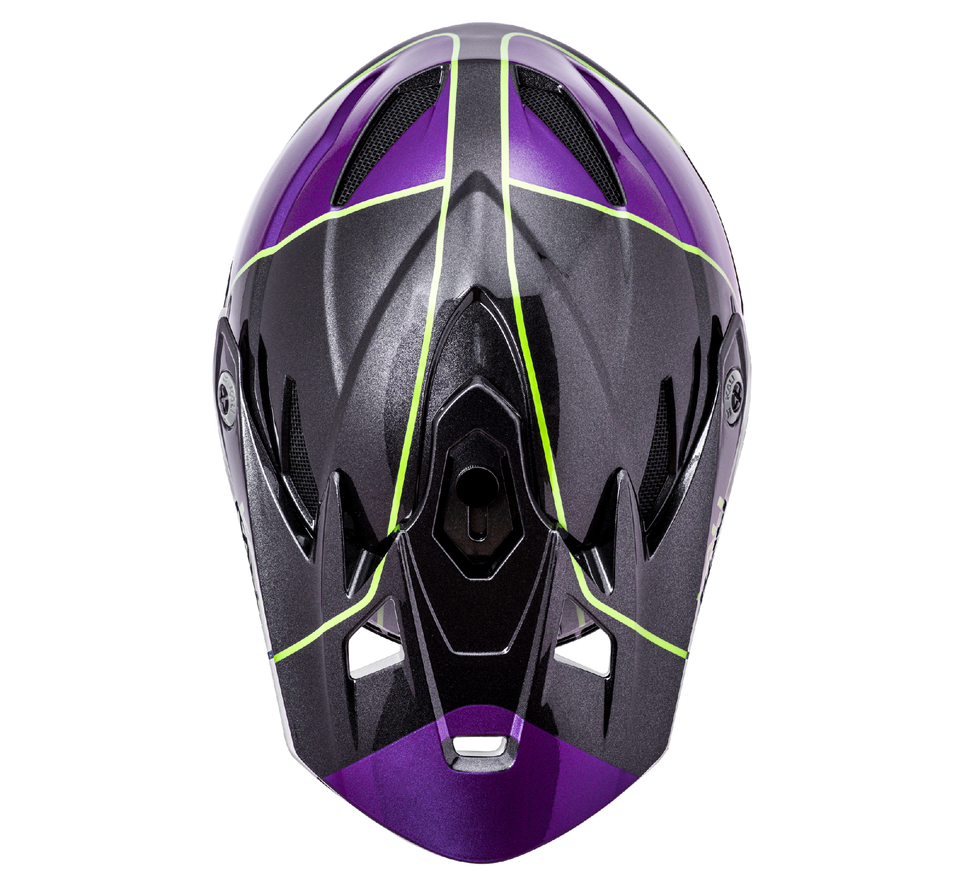 Kali Youth Zoka Fullface Helmet [sz:yth Lg Col:stripe Crawler]
