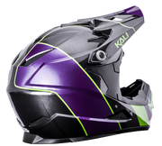 Kali Youth Zoka Fullface Helmet [sz:yth Lg Col:stripe Crawler]