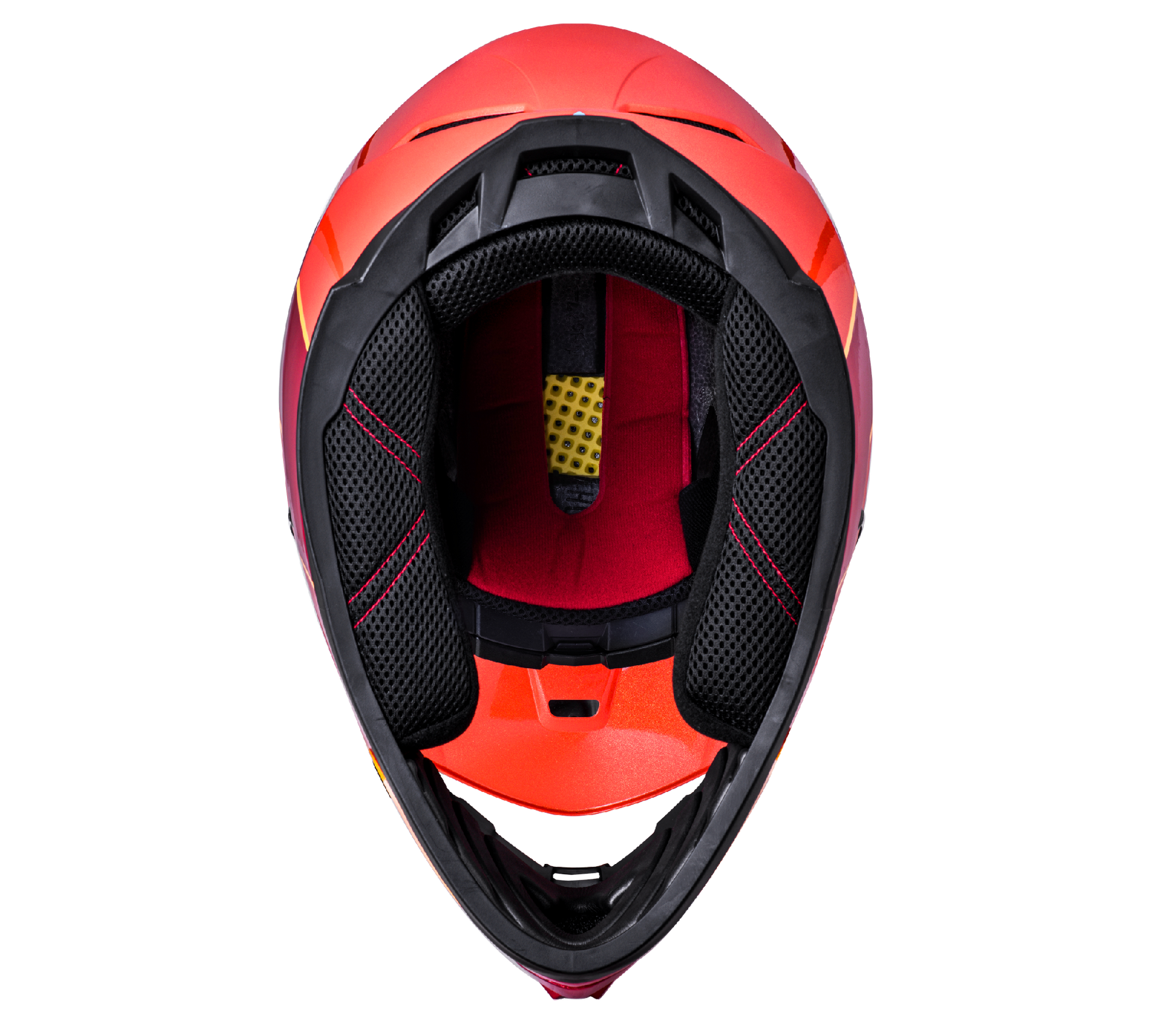 Kali Youth Zoka Fullface Helmet [sz:yth Md Col:stripe Flare]