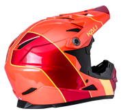 Kali Youth Zoka Fullface Helmet [sz:yth Md Col:stripe Flare]