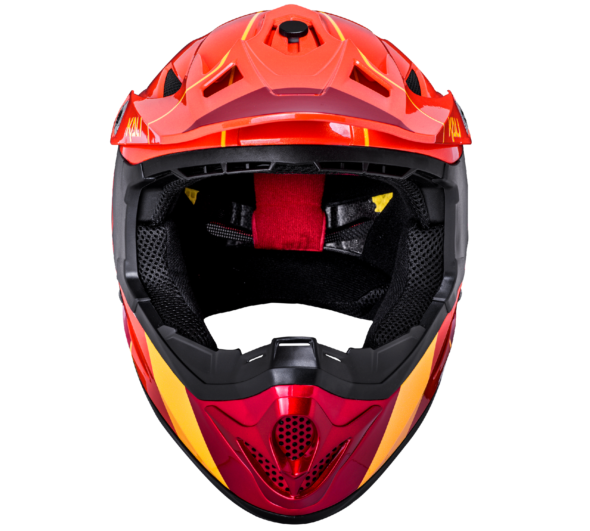Kali Youth Zoka Fullface Helmet [sz:yth Lg Col:stripe Flare]