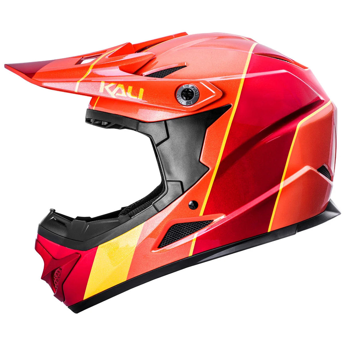 Kali Zoka Full Face Helmet [sz:md Col:stripe Flare]