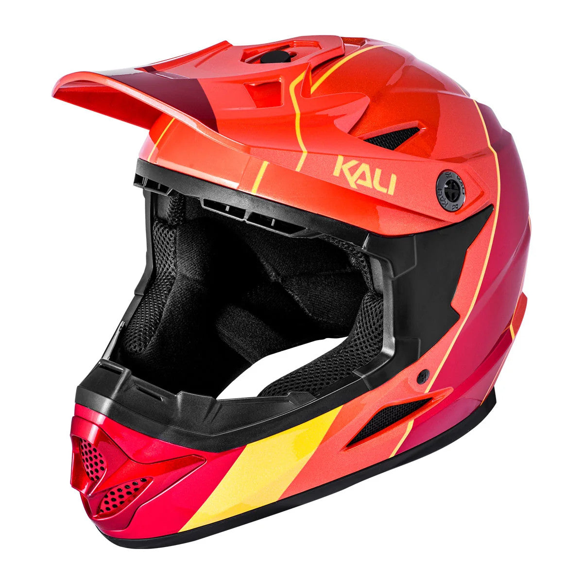 Kali Zoka Full Face Helmet [sz:md Col:stripe Flare]
