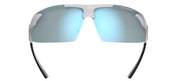 Tifosi Track Glasses White/black Smoke Bright Blue Lens