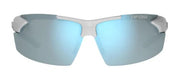 Tifosi Track Glasses White/black Smoke Bright Blue Lens