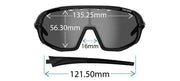 Tifosi Sledge Cycling Glasses Matte White
