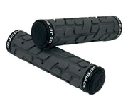 Jetblack Rivet Lockon Grips [col:grey/black]