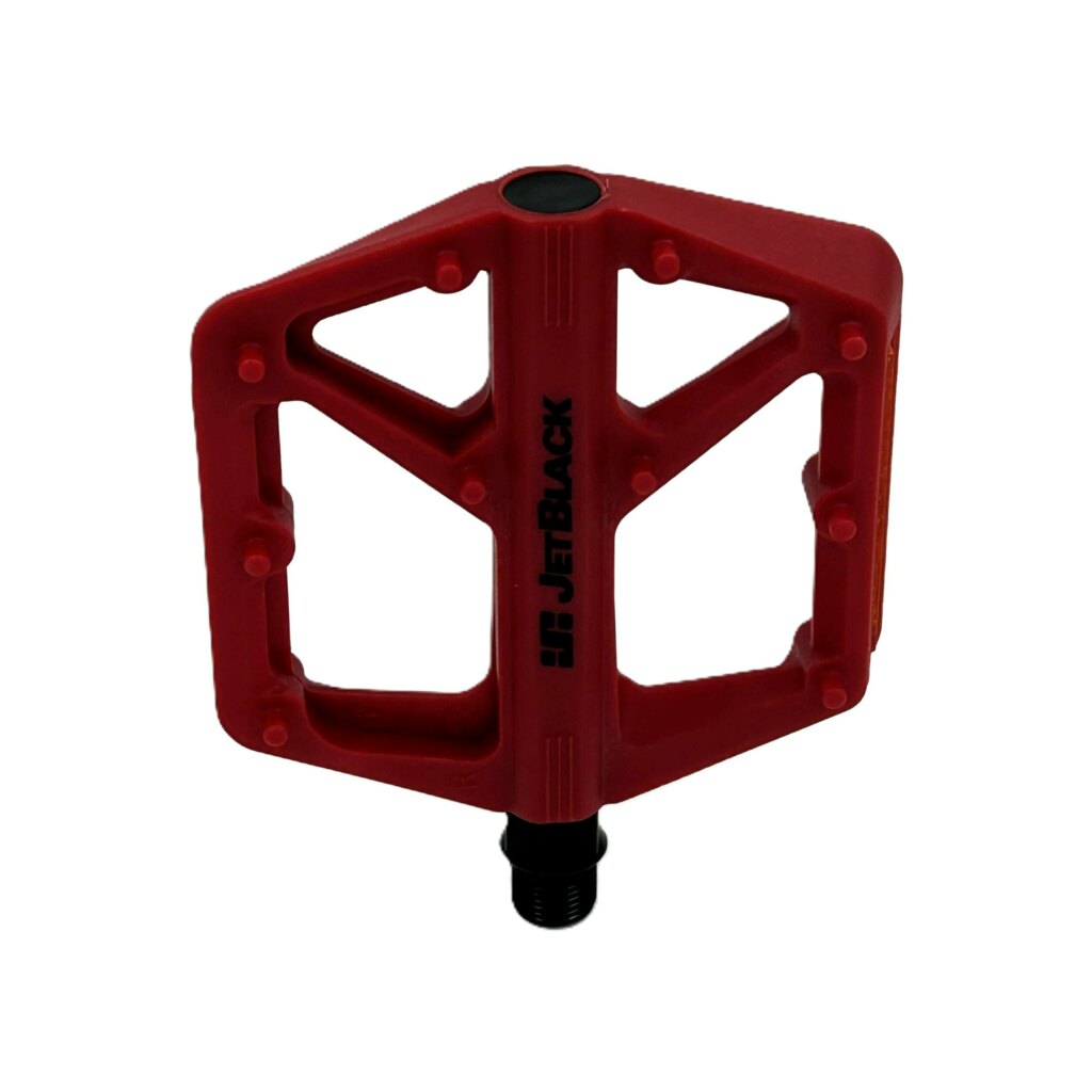 Jetblack Thermoflat Pedals [col:red]