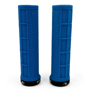 Jetblack Staple Lock On Grips Blue/black Rings [col:blue/black]