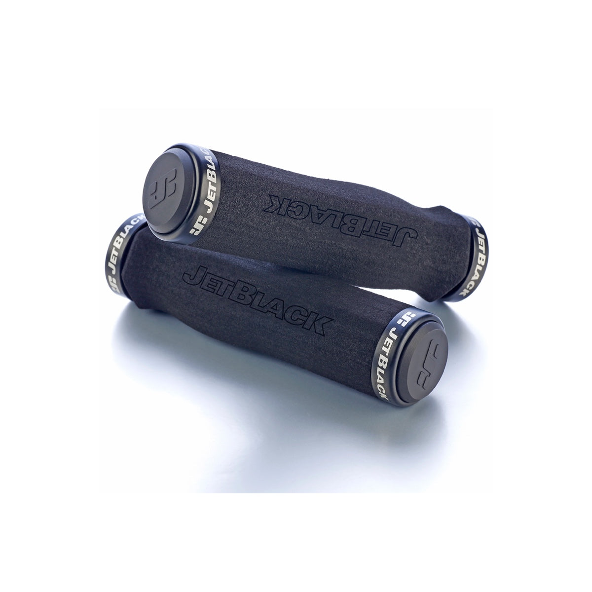 Jetblack Softy Foam Grips [col:black/black Type:lock On]