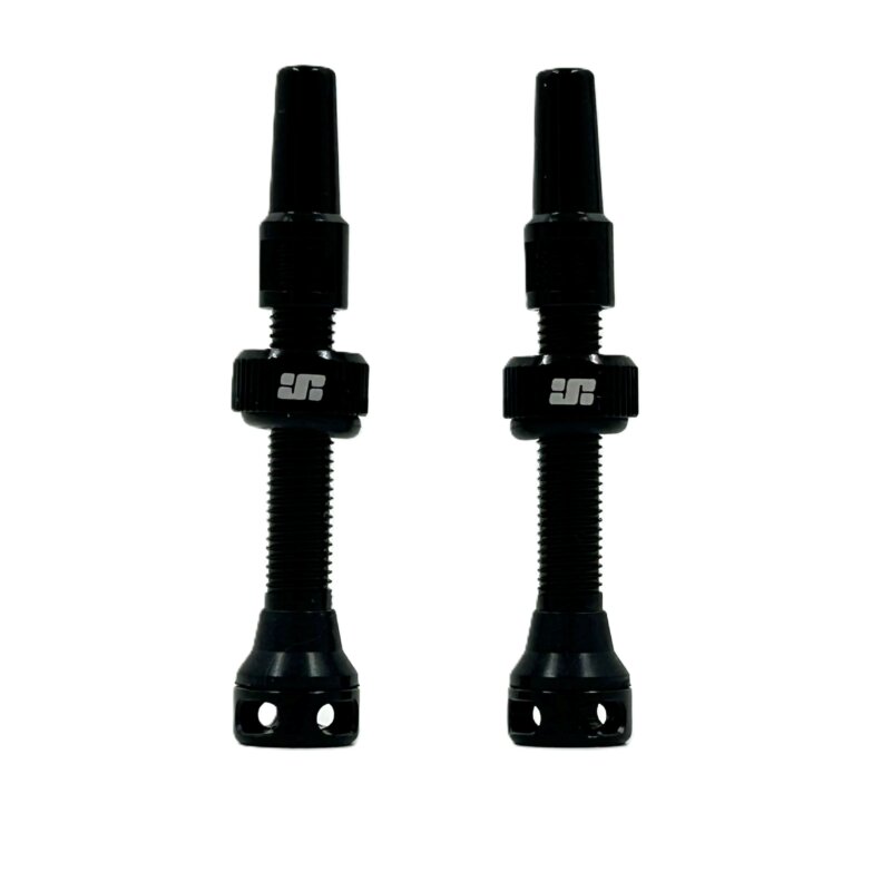 Jetblack Tubeless Valves Pair [sz:44mm Col:black]