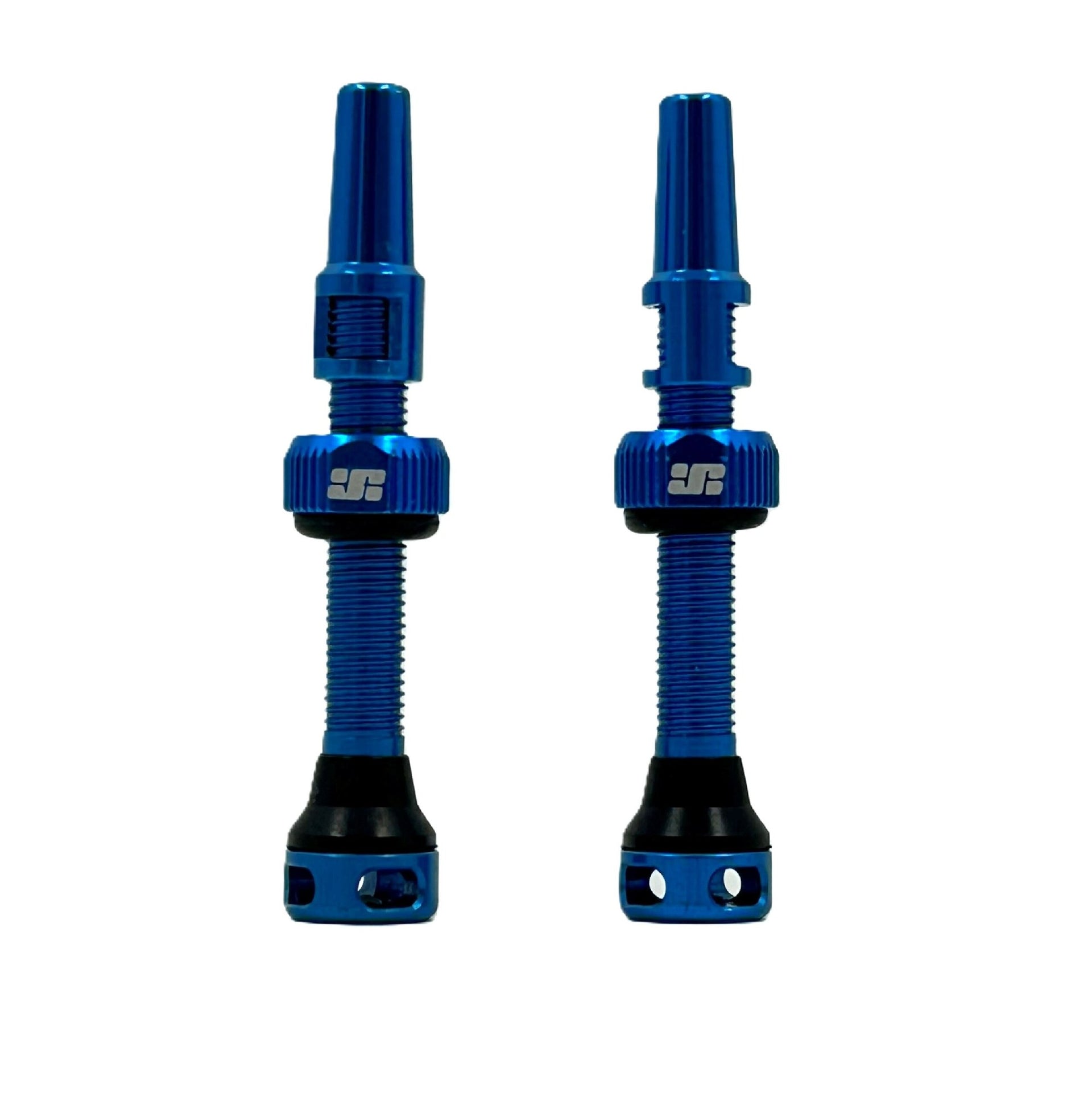 Jetblack Tubeless Valves Pair [sz:44mm Col:blue]