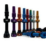 Jetblack Tubeless Valves Pair [sz:44mm Col:blue]