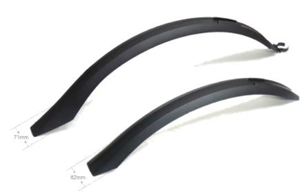 Mudguard Set 26-29 Front And Rear Black