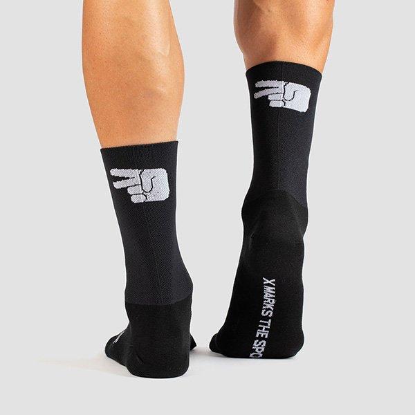 Burgh Scissors Socks [sz:lg/xl Col:black]