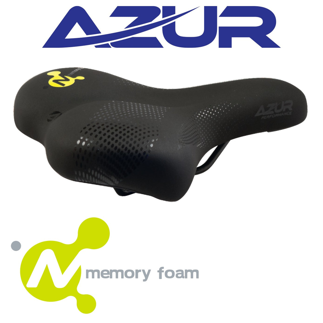 Azur Zeta Bicycle Saddle Memory Foam