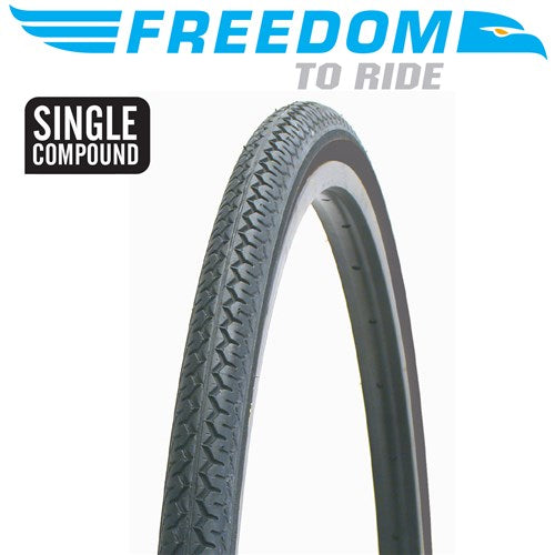 Freedom 27 X 1-1/4 Road Tourer Wire Bead Tyre