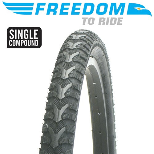 Freedom Metro Tyre Black [sz:26 Width:2.0]