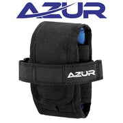 Azur Keep Riding Frame Mount Tube Bag Black