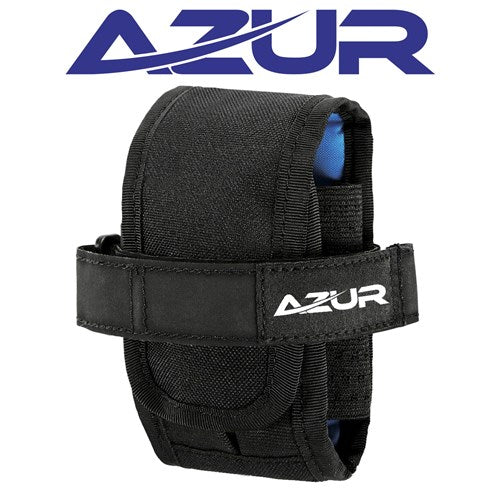 Azur Keep Riding Frame Mount Tube Bag Black