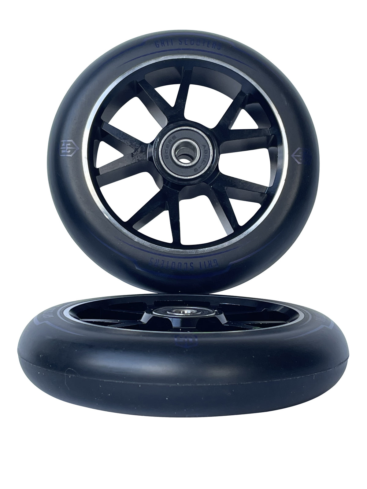 Grit Scooter Wheels Black 110mm X 24mm [sz:110mm]