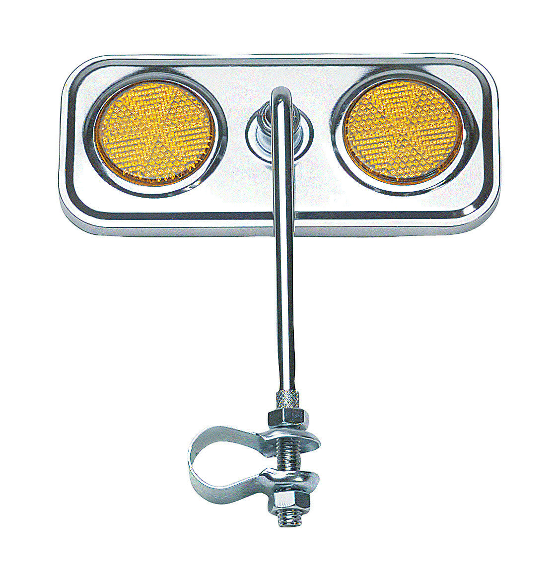 Bicycle Mirror With Reflectors Rectangle Shape