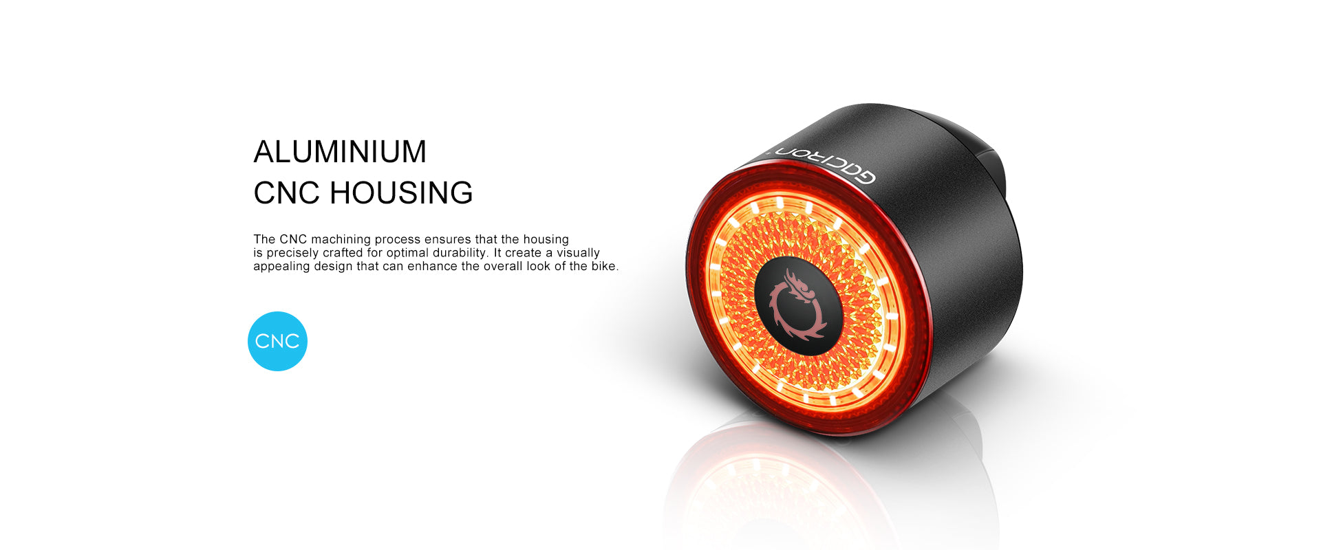 Gaciron Brake Sensor Rear Light [sz:100 Lumen]