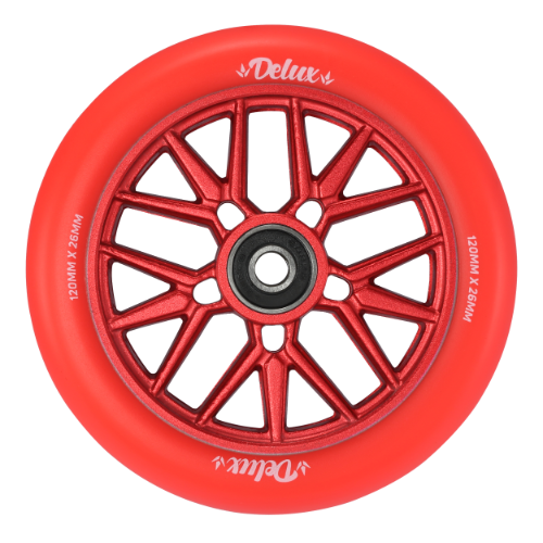 Envy Delux 120mm Scooter Wheel Red/red (single) [sz:120mm]