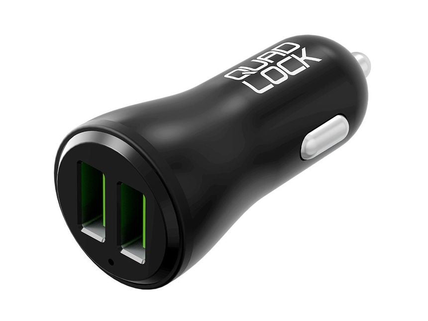 Quadlock Dual Usb 12v Car Charger